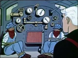 classic cartoons, clutch cargo, 60s, cartoon network, watch cartoons online, airplane, train, thieves, kids, dogs, sheriff