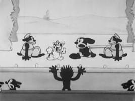 oswald rabbit, rabbit, Bright Lights, dancer, club, night club, watch cartoons online, Oswald Cartoons, kids cartoons, classic cartoon