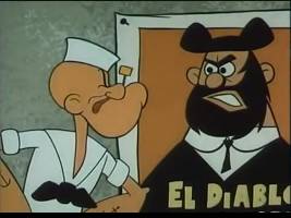 popeye olive oyl bullfighting bullfighter bluto bully